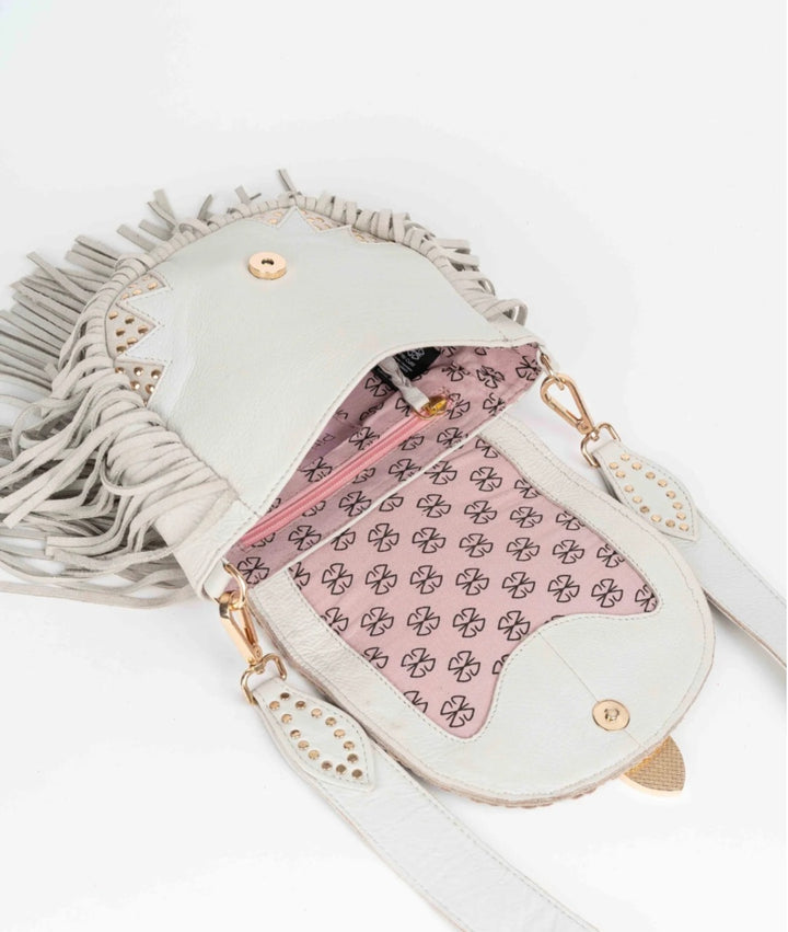 PITI CUITI LISSA WHITE SHOULDER BAG