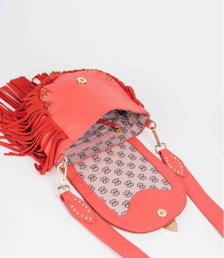 PITI CUITI LISSA RED SHOULDER BAG