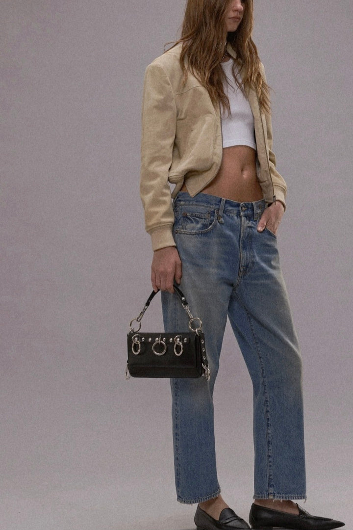 R13 X BOYFRIEND JEAN MERRIN BLUE