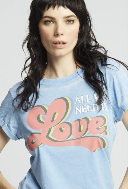 RECYCLED KARMA All We Need Is Love Graphic Tee