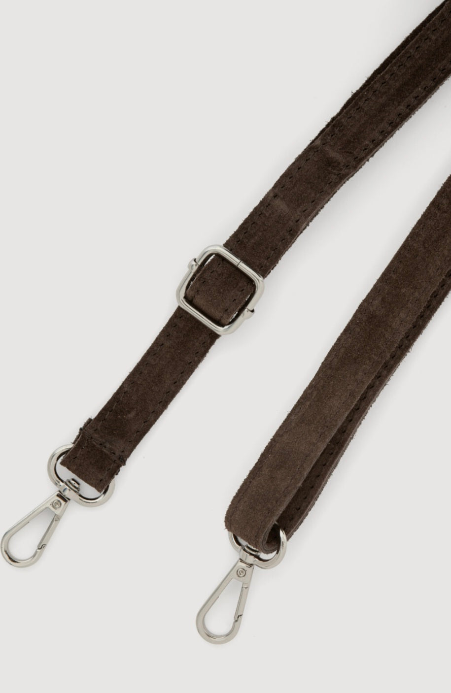 Le Marais Suede handbag Olivia Dark Brown