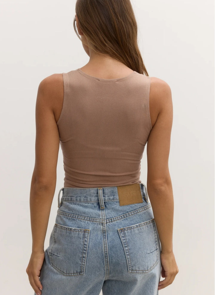 BAYSE AURORA BODYSUIT -  MACCHIATO