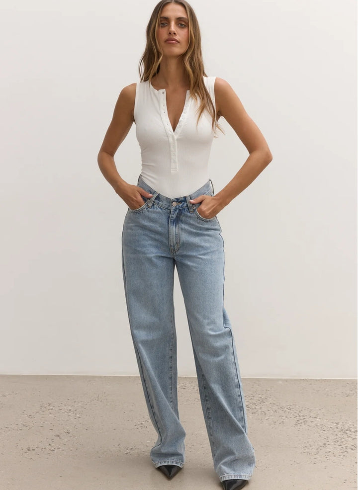 BAYSE AURORA BODYSUIT - WHITE