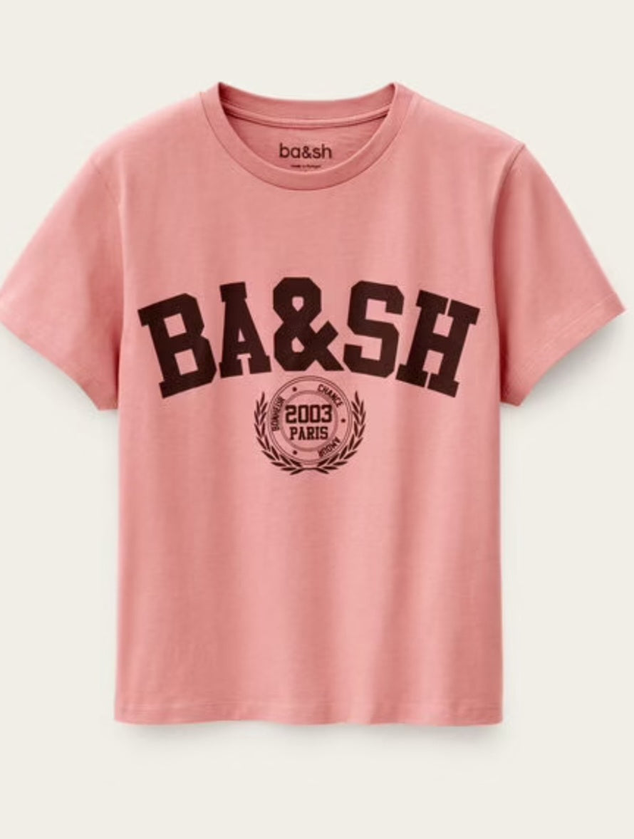 BA&SH Ioni Tee in Pink