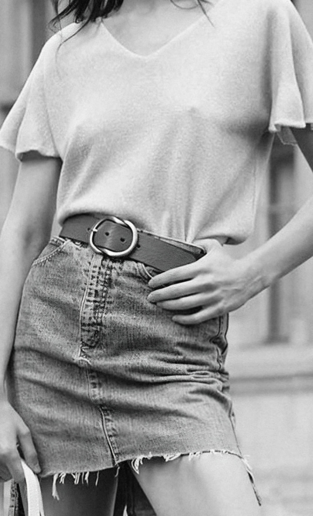 JULIA Serge Belt In Brown