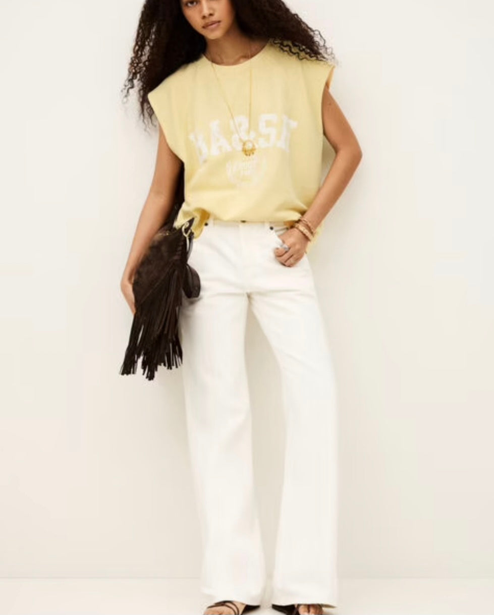 BA&SH Beata Sweat Yellow