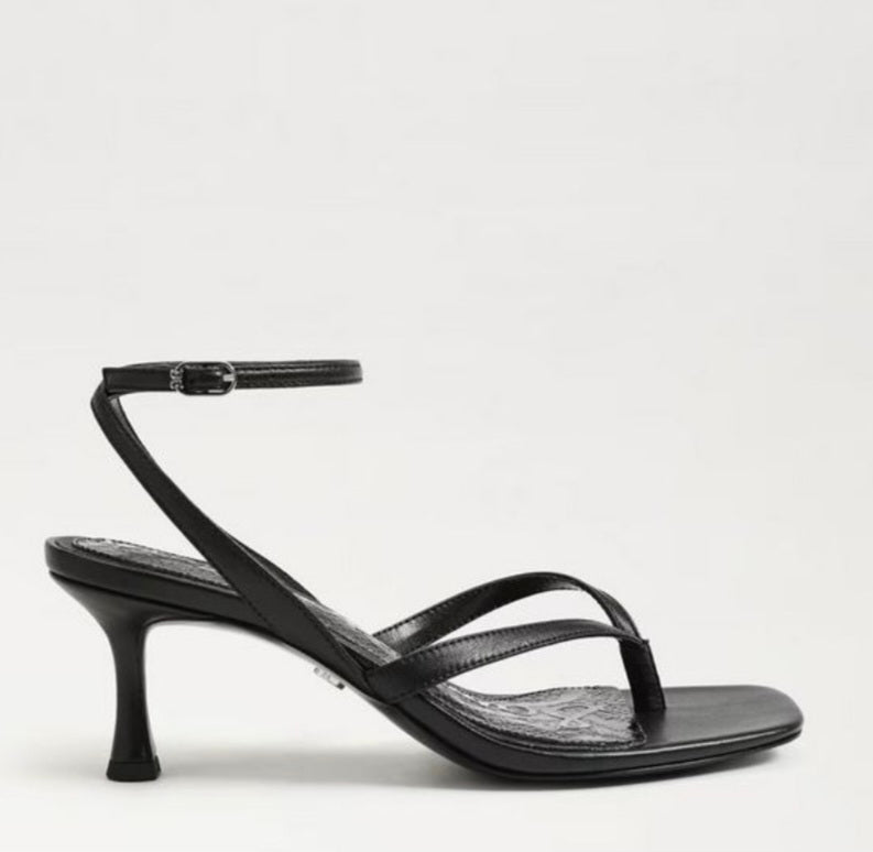 SAM EDELMAN Pax Heel Sandal Black
