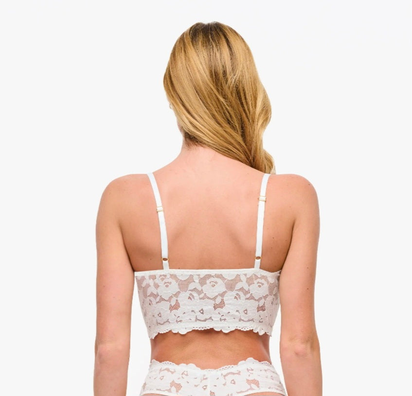 COSABELLA Romanza Longline bralette White