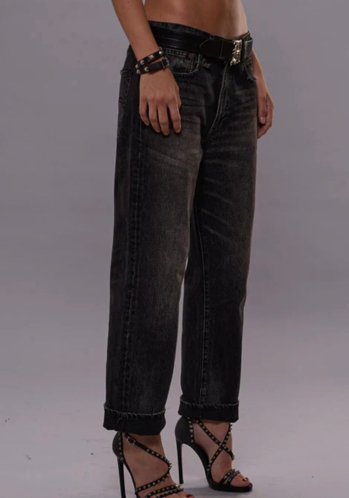 R13 BOYFRIEND JEAN JAKE BLACK