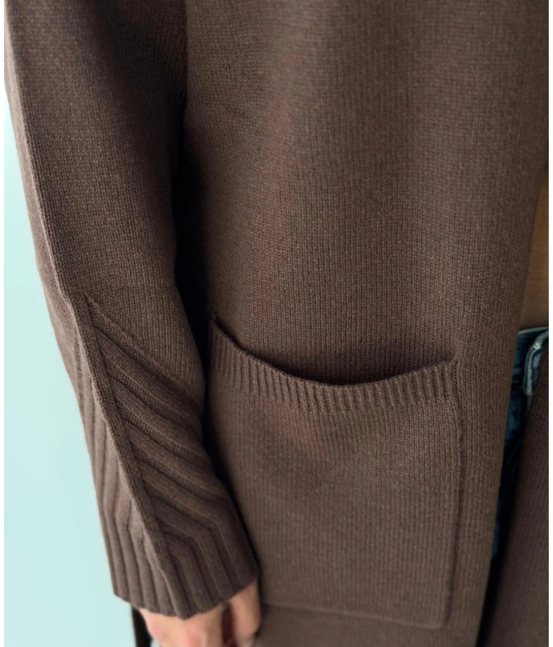 MAJESTIC FILATURES Waiscoat long sleeves Chocolate