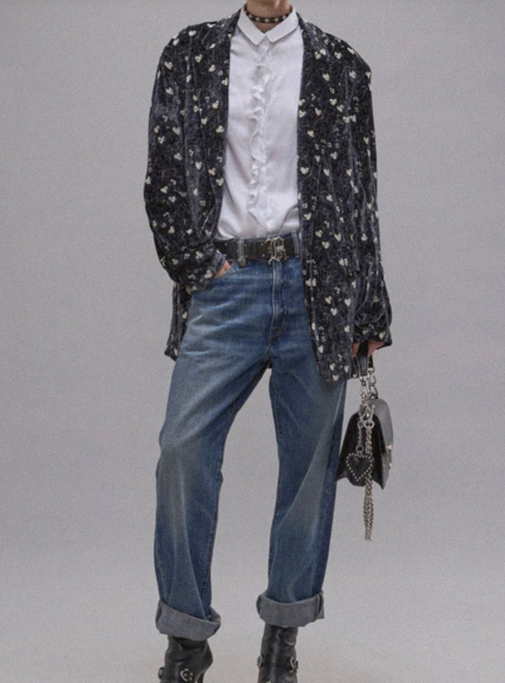 R13 X BOYFRIEND JEAN MERRIN BLUE