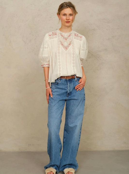 MABE Fleur Short Sleeve Top