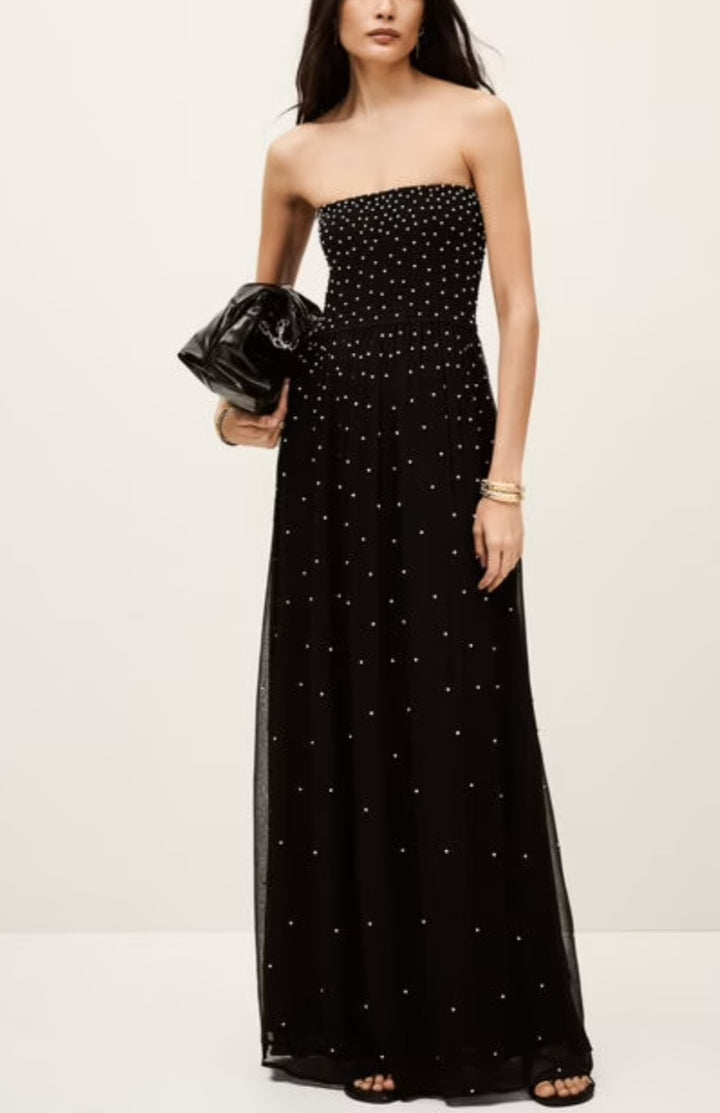Ba&Sh Laura beaded maxi dress