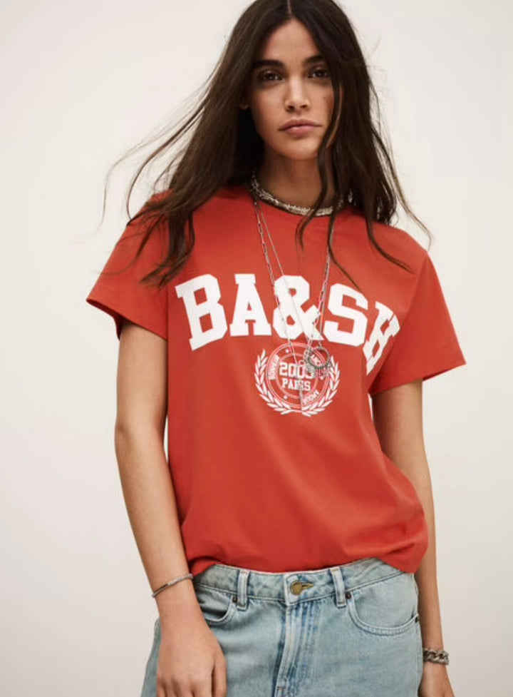 BA&SH Ioni Tee Red