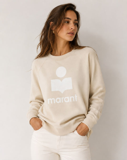 ISABEL MARANT MILLYNY SWEATSHIRT light yellow