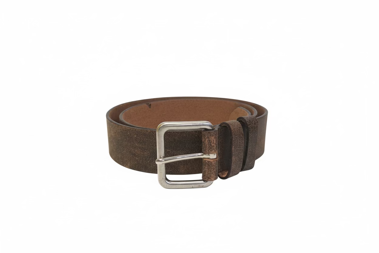 JULIA Distressed leather Belt