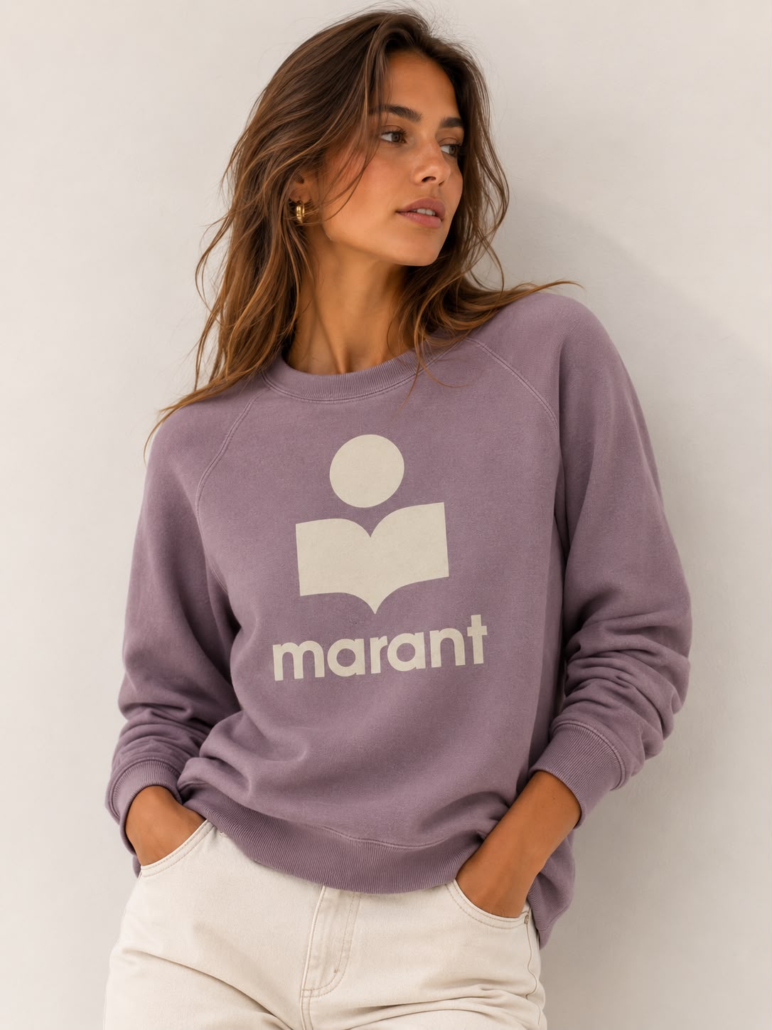 ISABEL MARANT MILLYNY SWEATSHIRT Rosewood