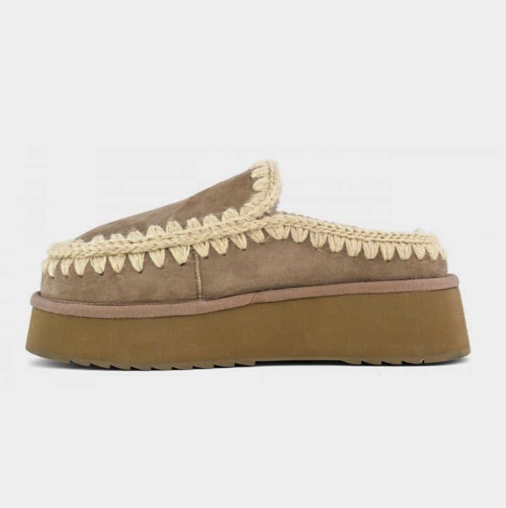 MOU Clog eskimo platform colour Elephant Grey
