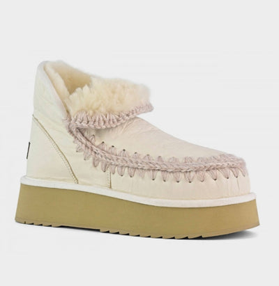 MOU Mini Eskimo Platform Special Leather Boots
