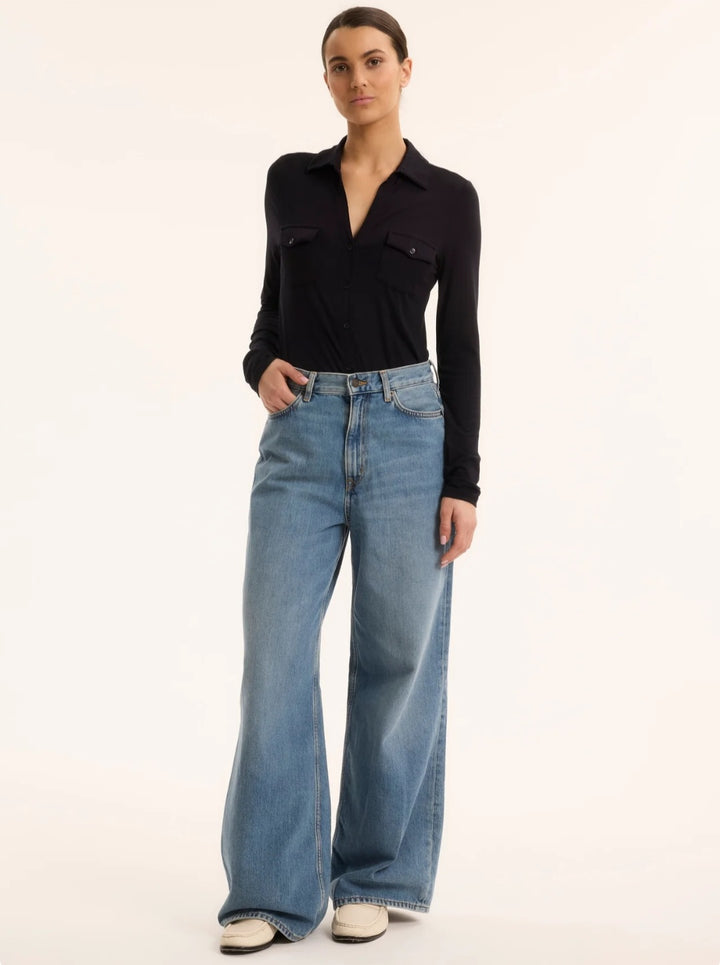 MAJESTIC FILATURES Anna Shirt Black