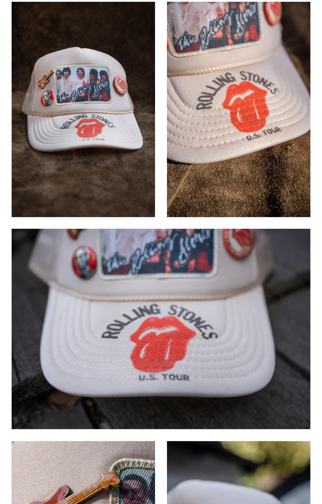 MADEWORN ROLLING STONES TOUR TRUCKER HAT