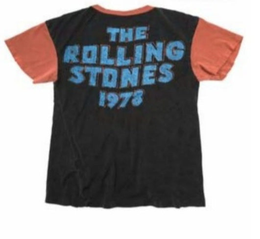 MADEWORN ROLLING STONES COLORBLOCK CROP FIT