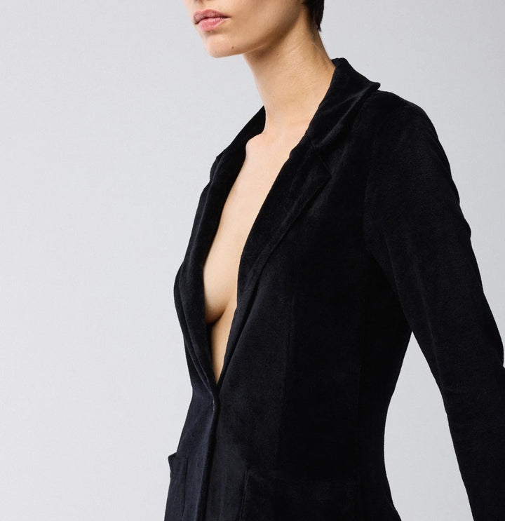 MAJESTIC FILATURES Tailored Velvet Blazer
