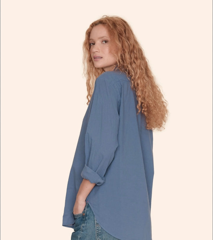 XIRENA Beau Shirt In Steel Water