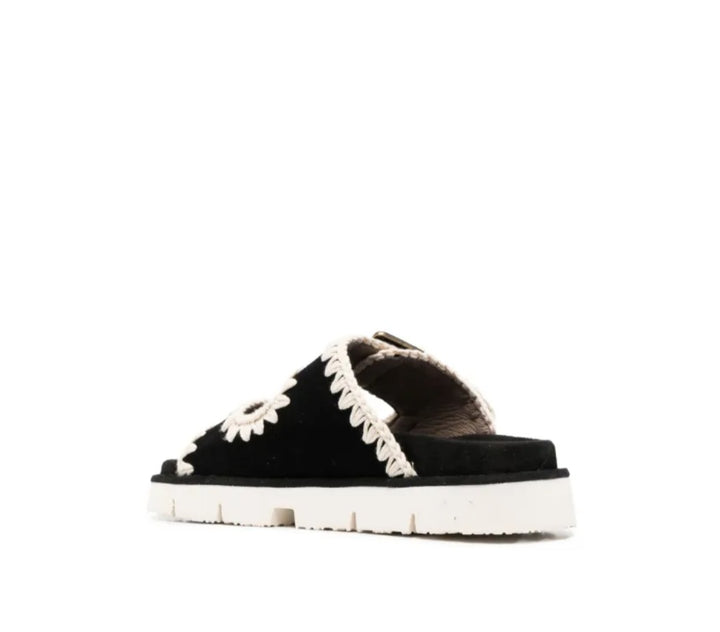 MOU Bio sandal two buckles black