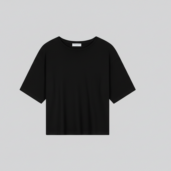 MAJESTIC FILATURES Oversized Tee Black