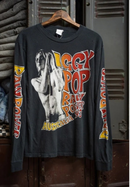 MADEWORN IGGY POP LONG SLEEVE TEE