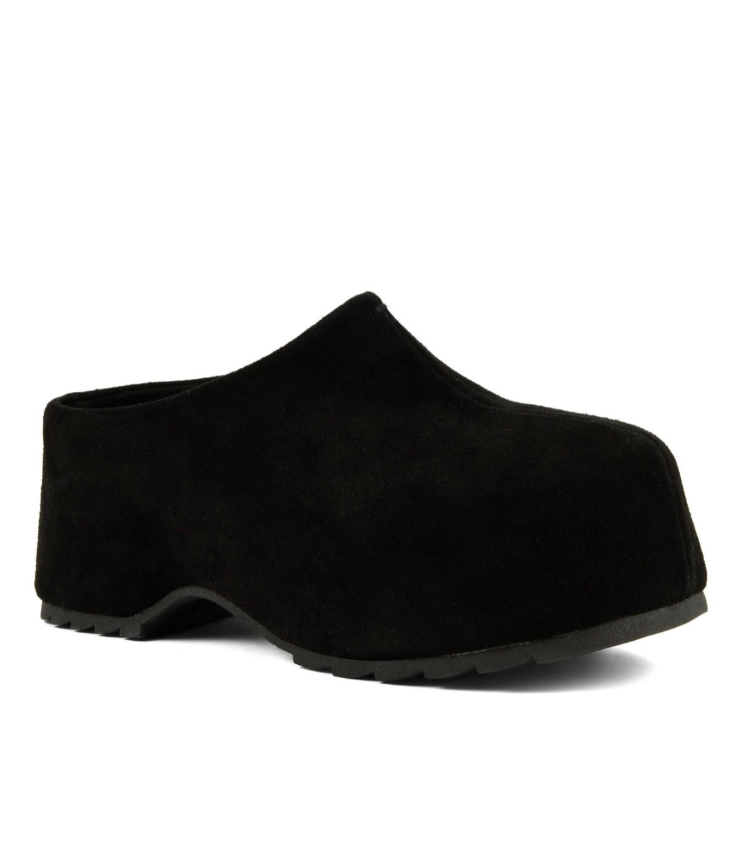 COLORS OF CALIFORNIA SIERRA
Suede leather clog Black