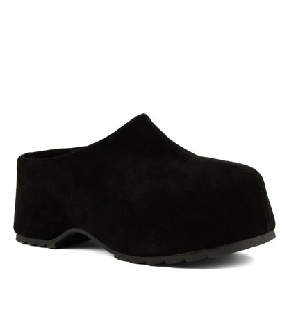 COLORS OF CALIFORNIA SIERRA
Suede leather clog Black