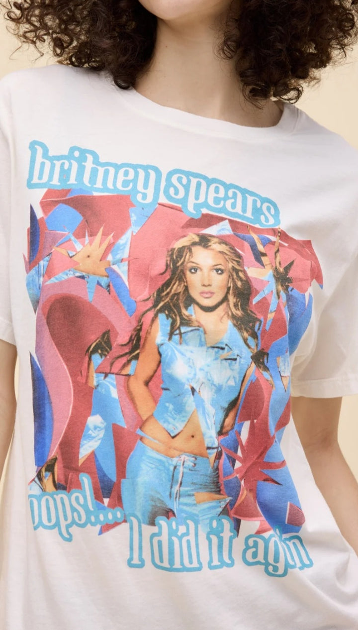 DAYDREAMER Britney Spears Oops I Did It Again Boyfriend Tee