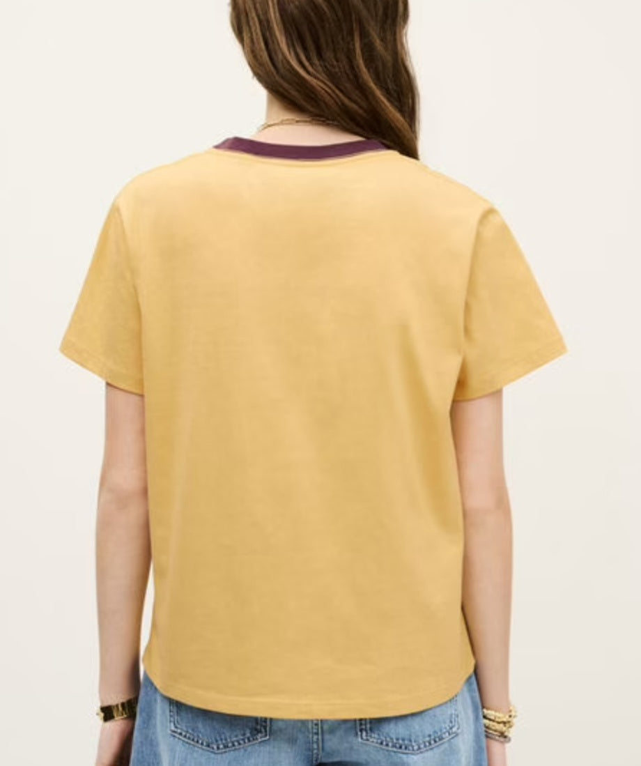 BA&SH Ioni Tee in Yellow