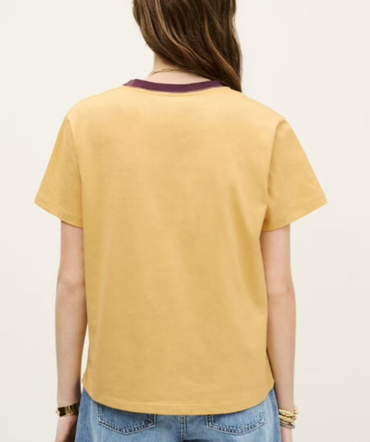BA&SH Ioni Tee in Yellow