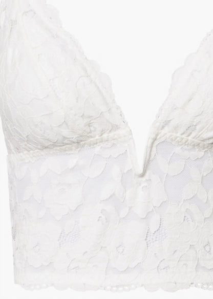 COSABELLA Romanza Longline bralette White