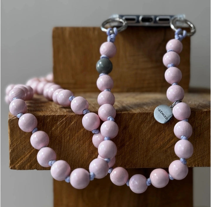 UPBEADS BLUSH cell phone chain