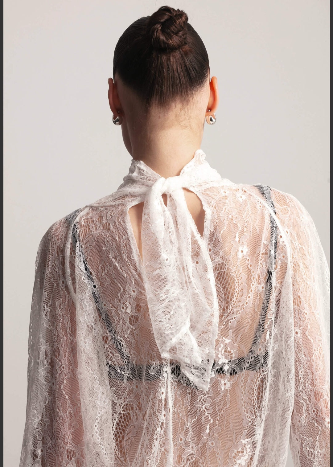 KIANNE Lace Blouse Cloud