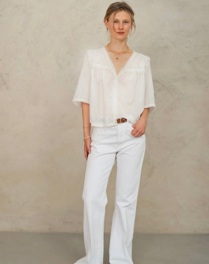 MABE Brea Frill Top