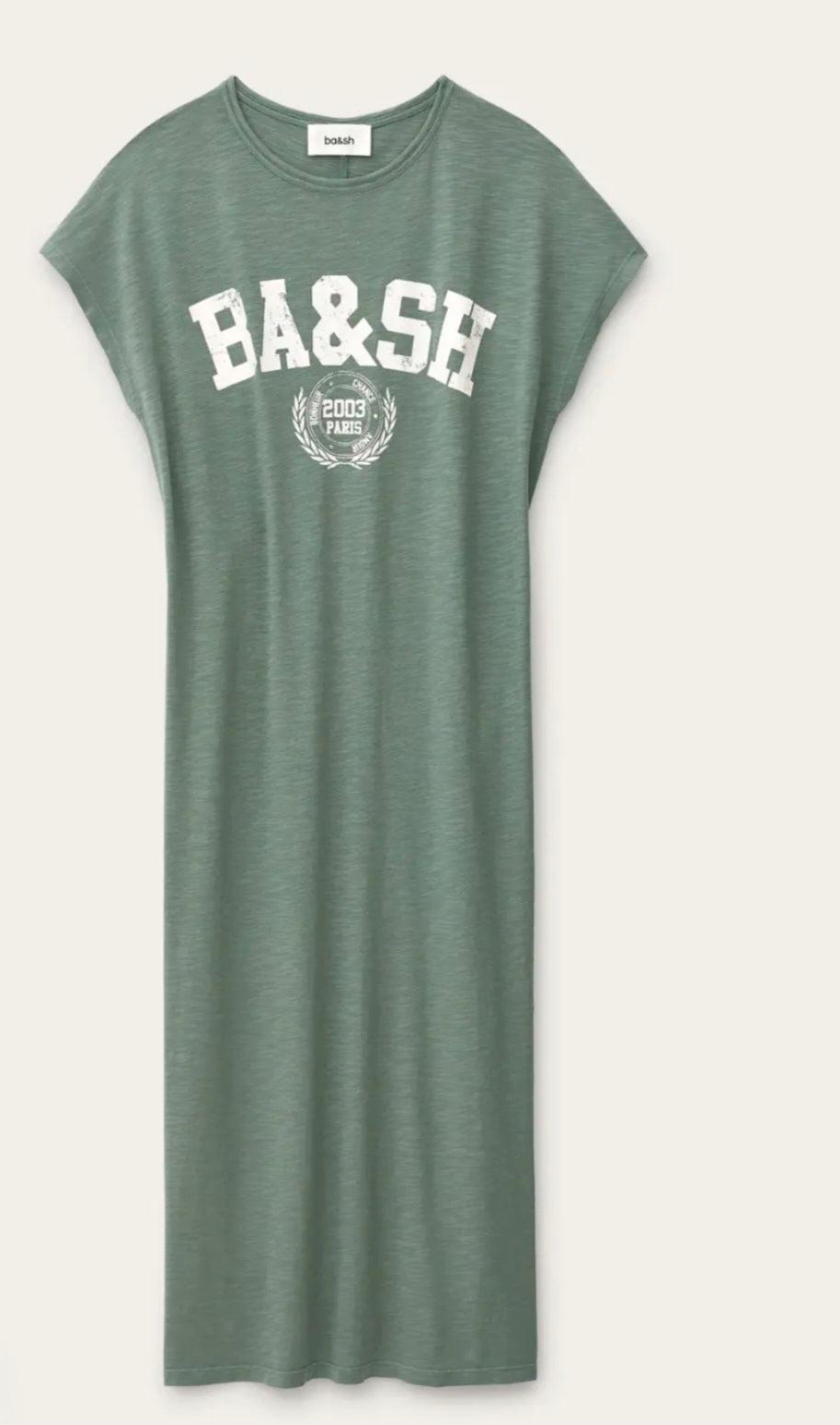 BA&SH Civia Dress Green