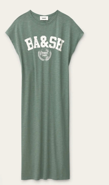 BA&SH Civia Dress Green