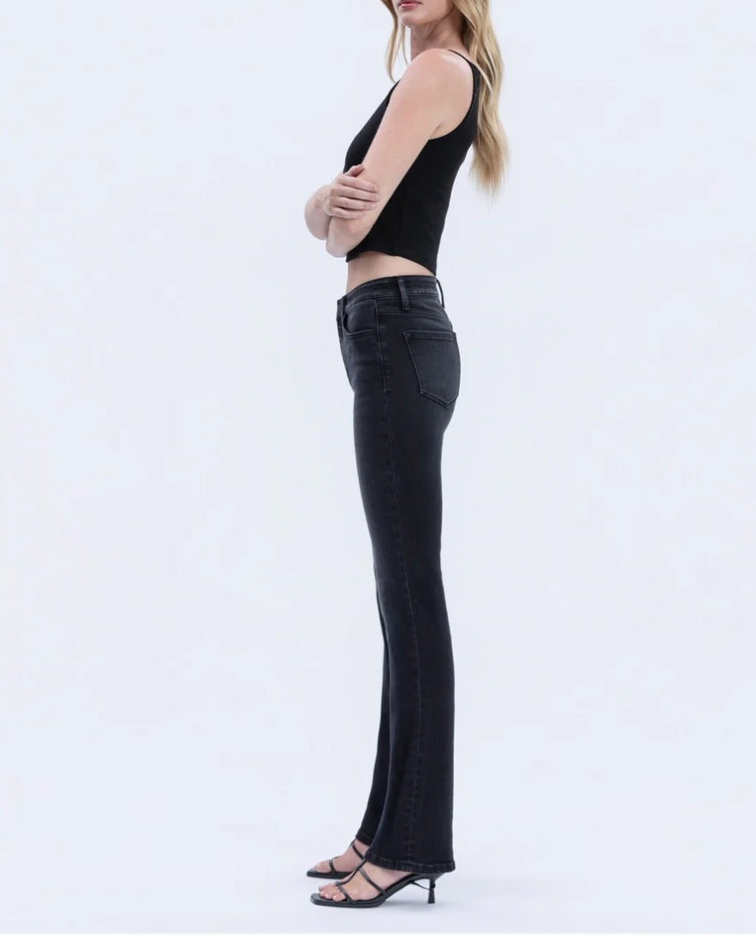 FLYING MONKEY Significant - High Rise Full Length Slim Bootcut Jeans