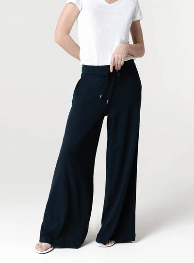 MAJESTIC FILATURES Noir Pants