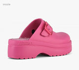 COLORS OF CALIFORNIA Clog Teddy In Fuxia