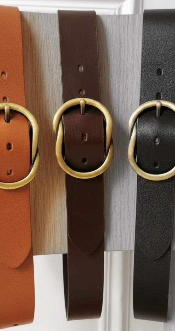 JULIA Serge Belt In Brown