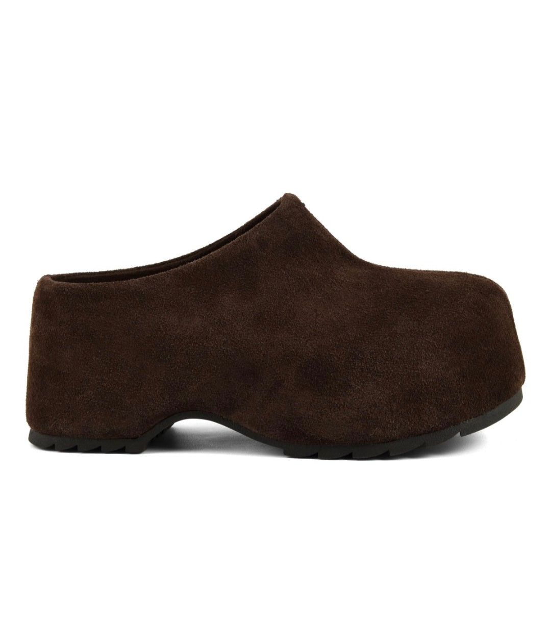 COLORS OF CALIFORNIA SIERRA
Suede leather clog Chocolate