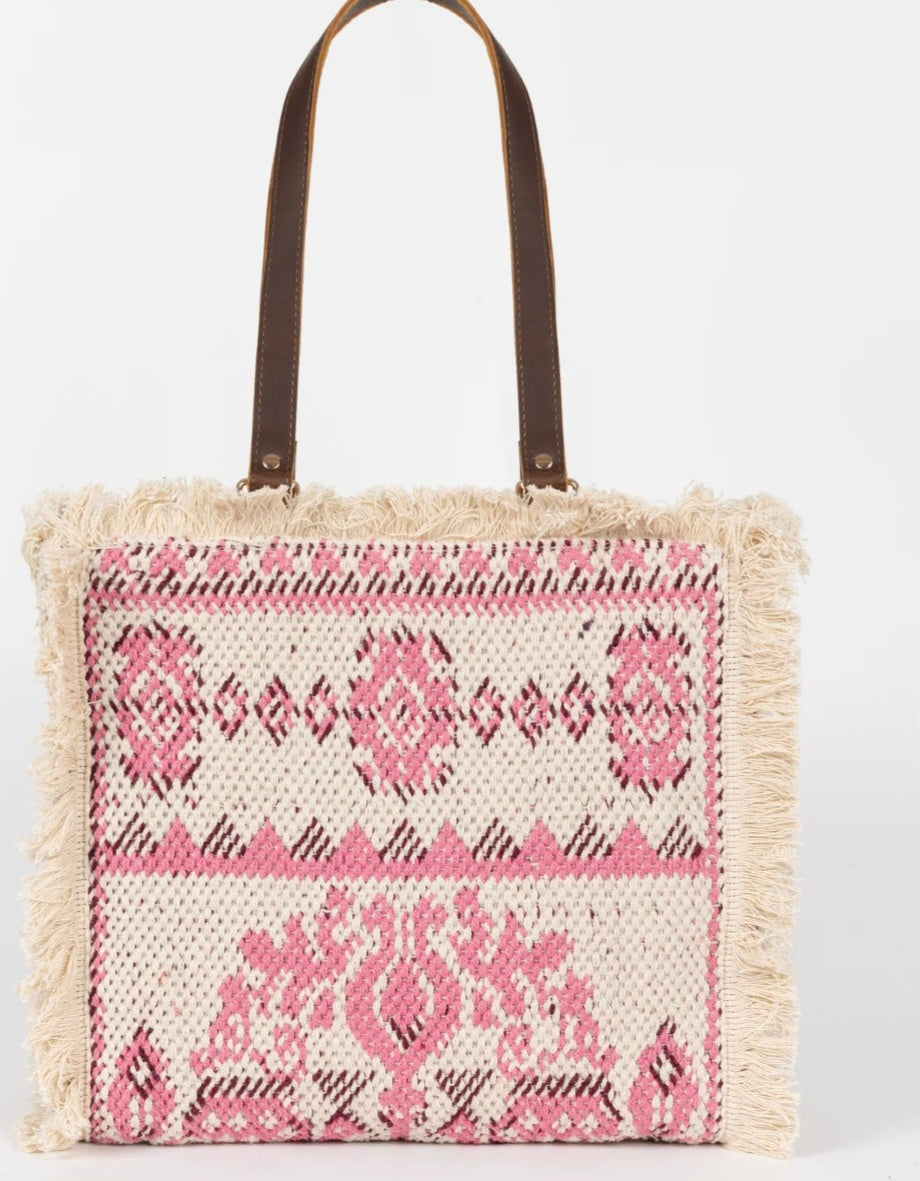 PITI CUITI GUADALUPE SHOPPER BAG ROSA