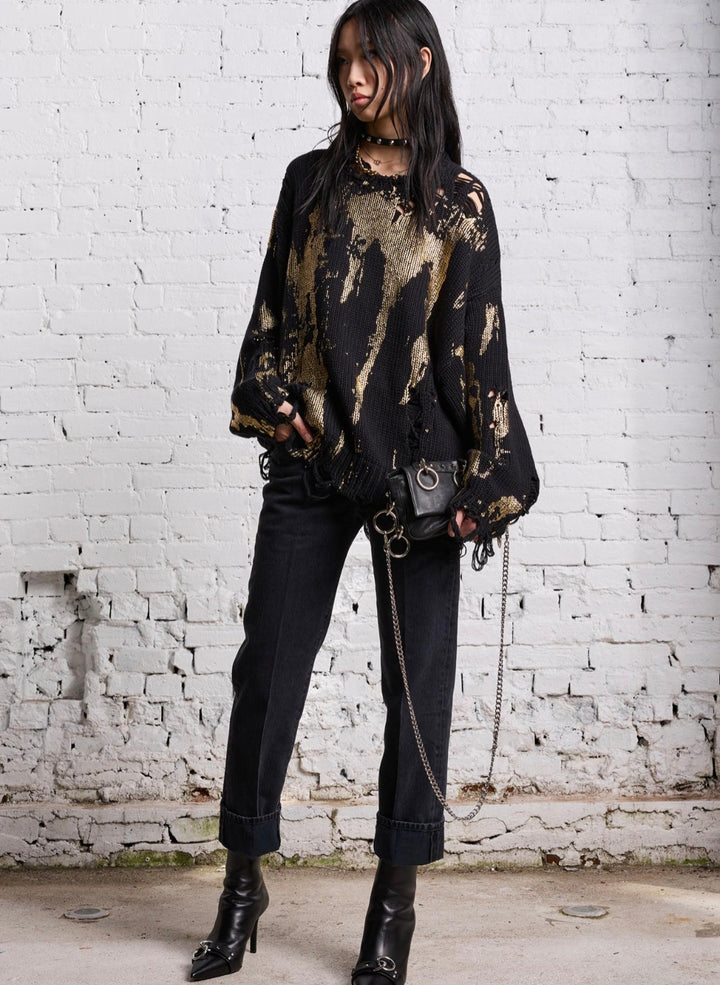 R13 ROMEO JEAN ONYX BLACK