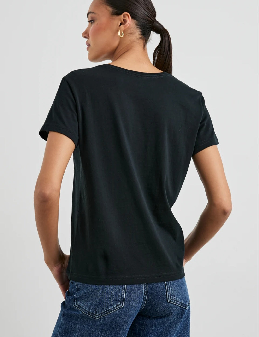 RAILS Classic crew neck t-shirt Black
